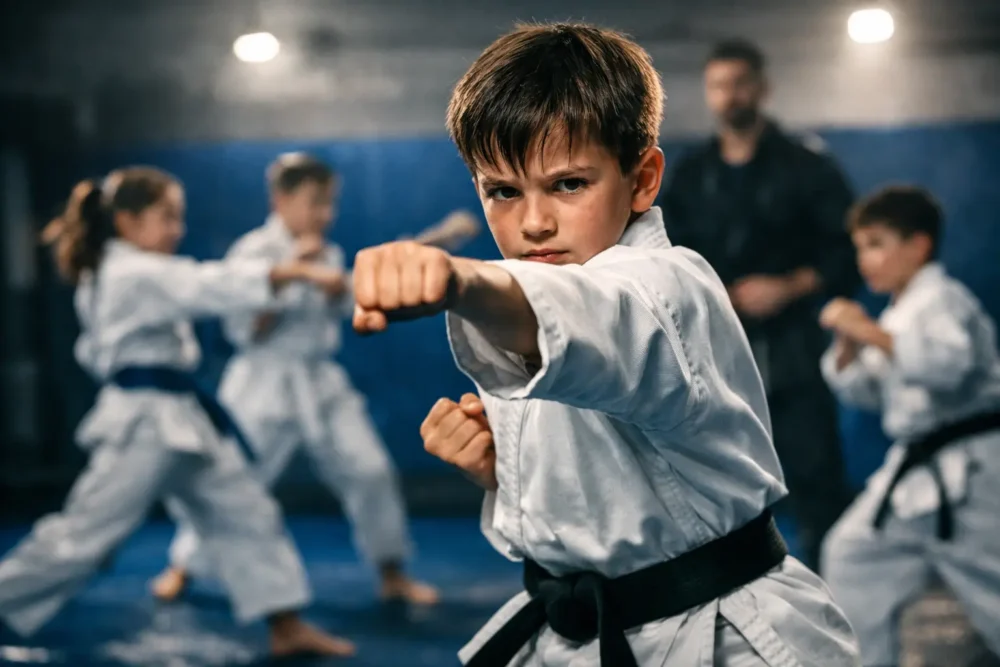 Kampfsport für Kinder mit Stärke im Alltag