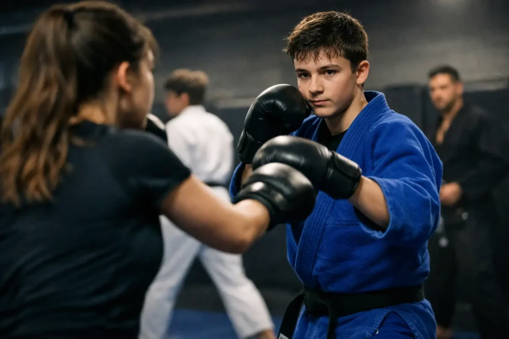 Kampfsport stärkt Selbstvertrauen Jugendlicher