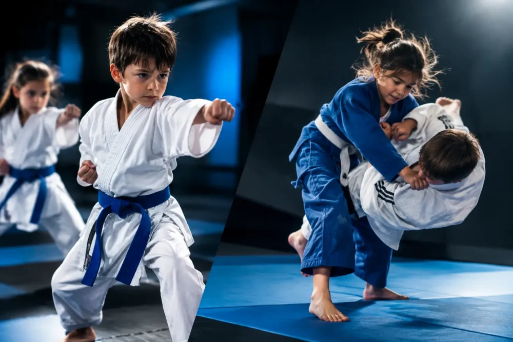 Kinderkarate versus Kinderjudo - was passt?